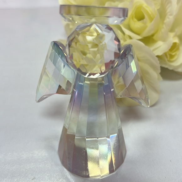 💎CRYSTAL ANGEL 4.5” TALL SPARKLING & BEAUTIFUL 💎 - Picture 8 of 8
